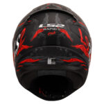 Kaciga LS2 Full Face FF353 RAPID II KAIJU crno belo crvena - Slika 4