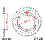 Lančanik zadnji JT JTR832-52-50-13003 (420) 52 zuba - Slika 8