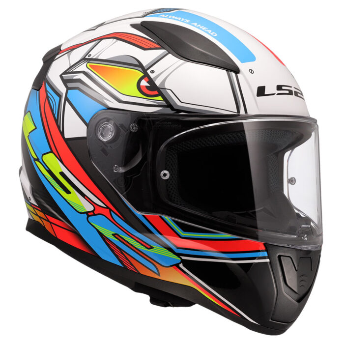 Kaciga LS2 Full Face FF353 RAPID II XDRON belo narandžasta - Slika 7