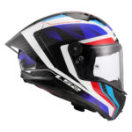 Kaciga LS2 Full Face FF805 THUNDER CARBON GP AERO RAUTE plavo crvena - Slika 6