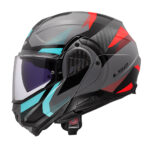 Kaciga LS2 Flip Up FF910 ADVANT II TRIPLE nardo sivo plava - Slika 3