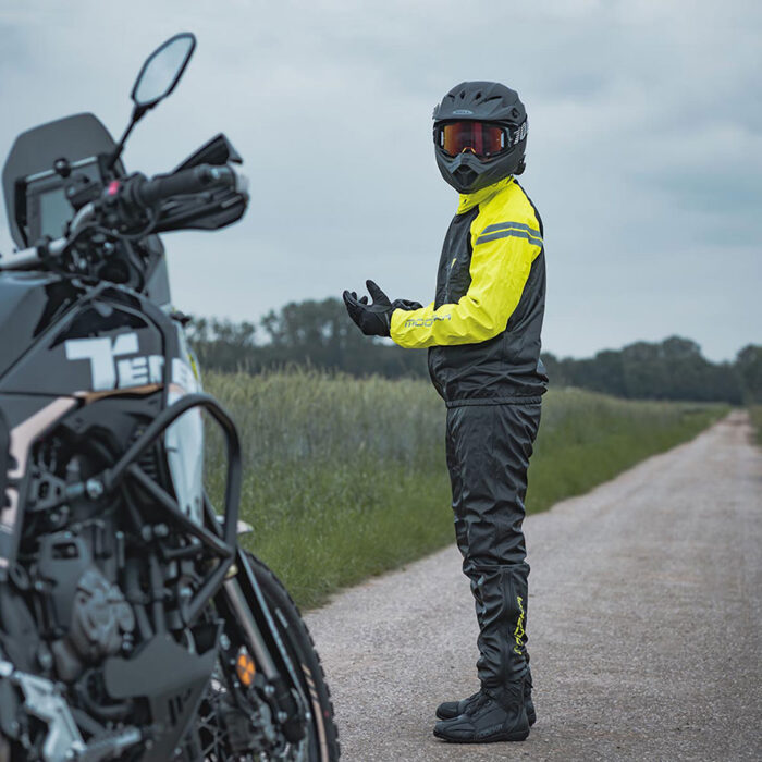 Kišne pantalone FLEX DRY crne MODEKA - Slika 4