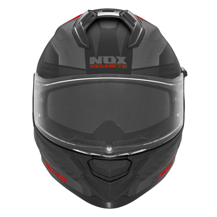 Kaciga NOX Full Face sa naočarima N304 S CARVER MATT BLACK RED - Slika 2
