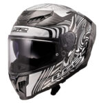 Kaciga LS2 Full Face FF807 DRAGON CARBON ENTHUM srebrna