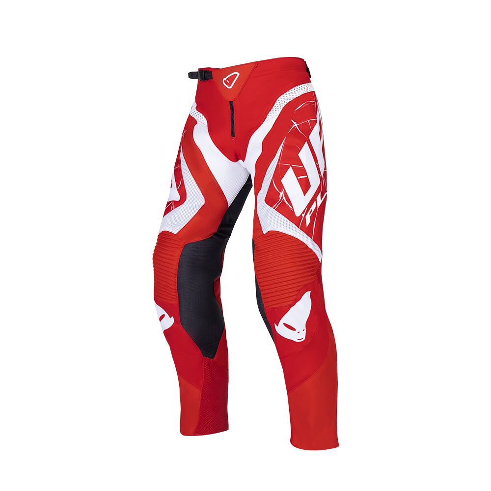 4733b1ba-9dc6-4226-b751-544a55a62a34.jpg Pantalone Cross UFO BULLET crveno bele - Slika 1