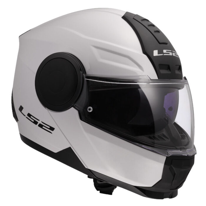 Kaciga LS2 Flip Up FF902 SCOPE II SOLID bela - Slika 7