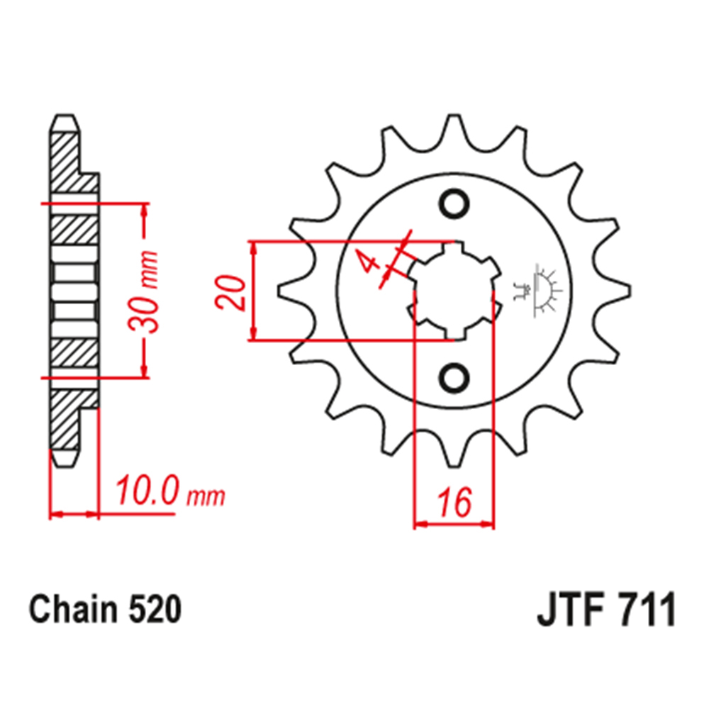 489209dd-1097-4fdd-8429-f99674ad17fe.jpg Lančanik prednji JT JTF711-14-50-32067 (520)14 zuba - Slika 1