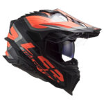 Kaciga LS2 Enduro MX701 EXPLORER ALTER mat crno narandžasta - Slika 5