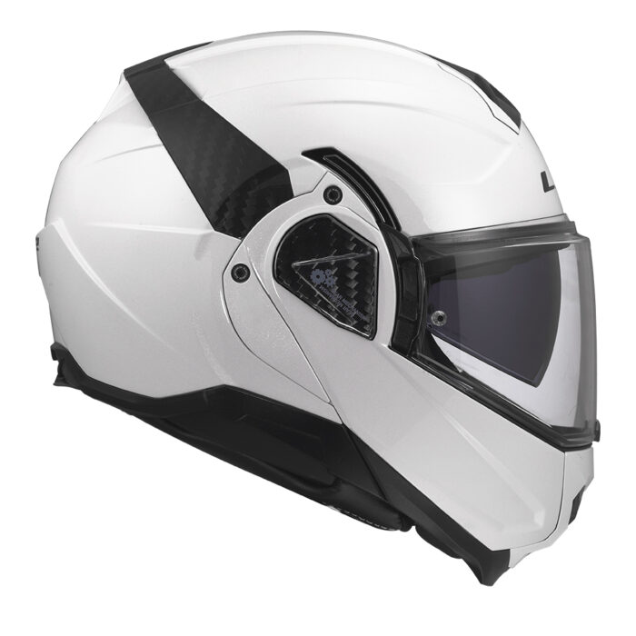 Kaciga LS2 Flip Up FF910 ADVANT II SOLID bela - Slika 6