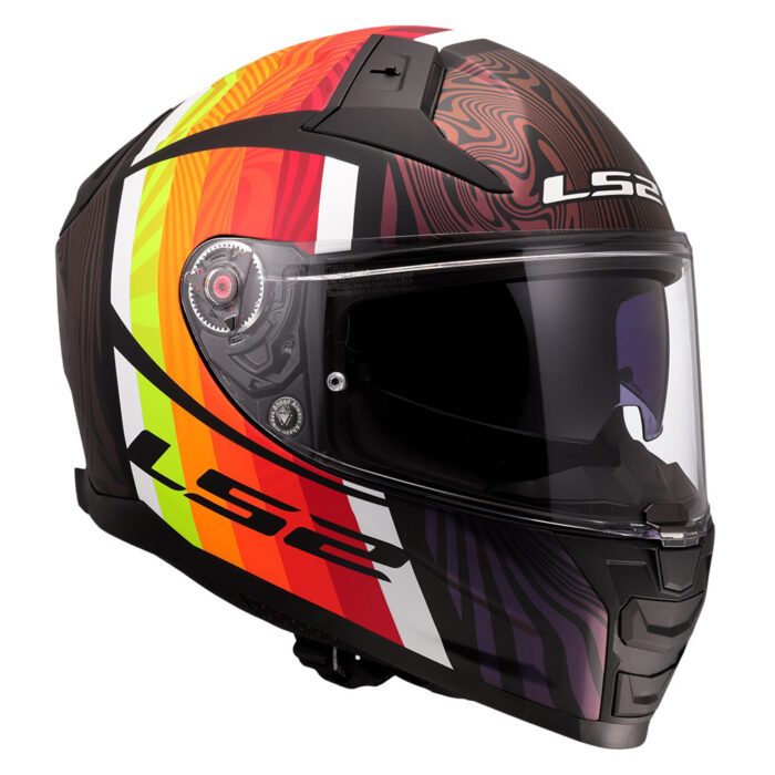 Kaciga LS2 Full Face FF811 VECTOR II FREEDOM crno šarena - Slika 7