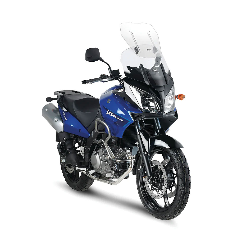 49de6978-88e5-4489-baf3-0ae55a425043.jpg Vizir providni AIRFLOW GIVI Suzuki DL 1000 V STROM (04-11) AF260B - Slika 1