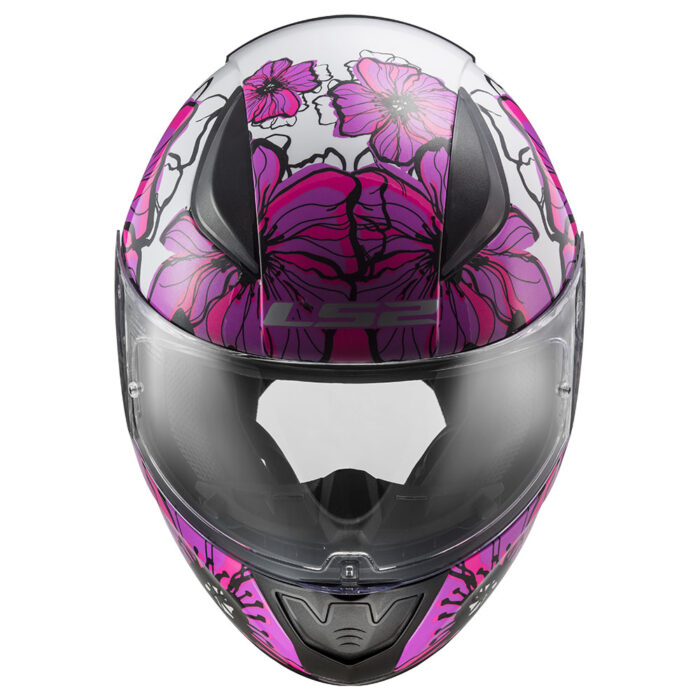 Kaciga LS2 Full Face FF353 RAPID II POPPIES roza - Slika 6