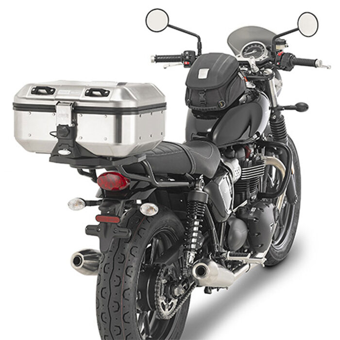 Centralni kofer GIVI TREKKER DOLOMITI DLM30A ALU niklovani Monokey 30L - Slika 2