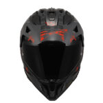 Kaciga LS2 Enduro MX702 PIONEER II CRAZY mat crno crvena - Slika 4