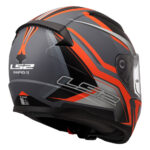 Kaciga LS2 Full Face FF353 RAPID II FLITZ narandžasto siva - Slika 5