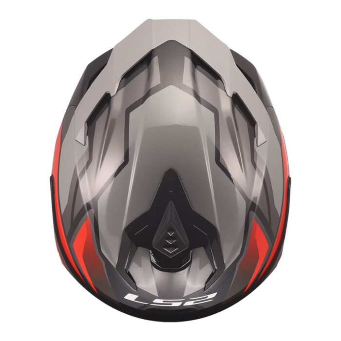 Kaciga LS2 Full Face FF817 CHALLENGER II VIPER sivo crvena - Slika 9
