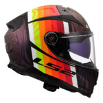 Kaciga LS2 Full Face FF811 VECTOR II FREEDOM crno šarena - Slika 6