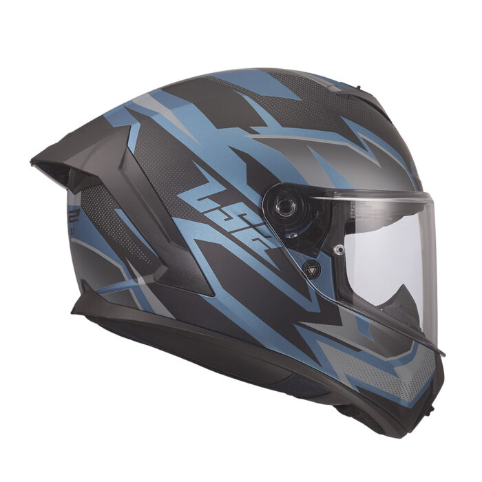 Kaciga LS2 Full Face FF820 RAPID III XTREM crno plava - Slika 6
