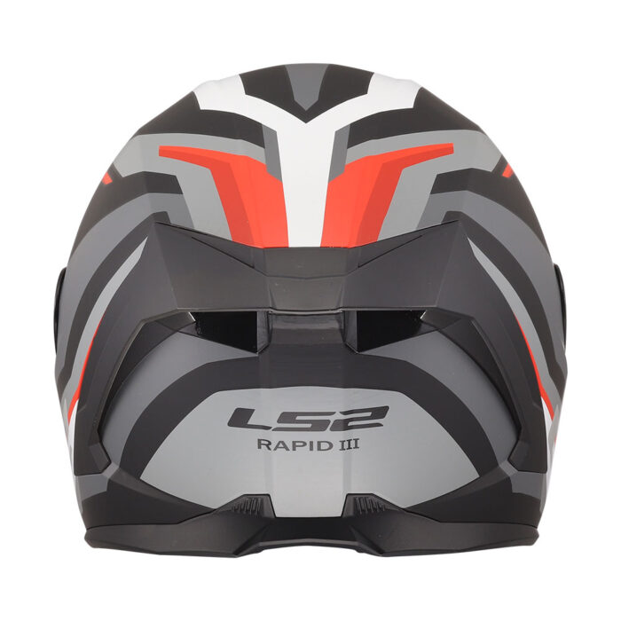 Kaciga LS2 Full Face FF820 RAPID III HYPER crno crvena - Slika 3