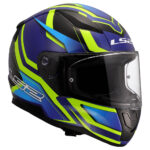 Kaciga LS2 Full Face FF353 RAPID II FLITZ žuto plava - Slika 7