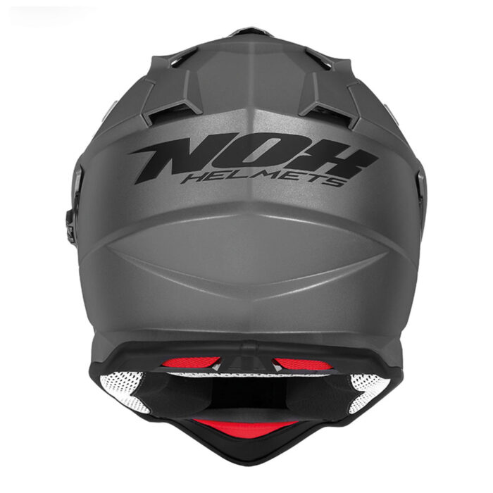 Kaciga NOX Enduro sa vizirom N312 TRAIL mat titanium - Slika 3