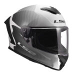 Kaciga LS2 Full Face FF820 RAPID III FLOW belo siva - Slika 7
