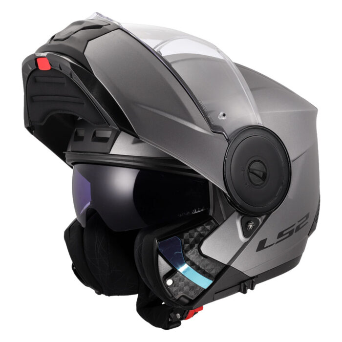 Kaciga LS2 Flip Up FF902 SCOPE II SOLID mat titanium - Slika 9