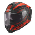 Kaciga LS2 Full Face FF805 THUNDER CARBON VOLT crno plava - Slika 6