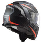 Kaciga LS2 Full Face FF800 STORM II RACER mat titanium narandžasta sa naočarima - Slika 2