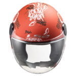Kaciga LS2 Jet OF558 SPHERE LUX SKATER mat crvena - Slika 3