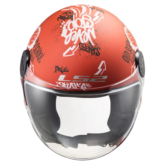 Kaciga LS2 Jet OF558 SPHERE LUX SKATER mat crvena - Slika 3