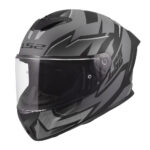 Kaciga LS2 Full Face FF820 RAPID III XTREM crno siva