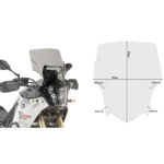 Vizir zatamnjeni GIVI Yamaha Tenere 700 (19-24) D2145S