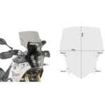 Vizir zatamnjeni Kappa Honda NX 500 (24-) KD1203S - Slika 7