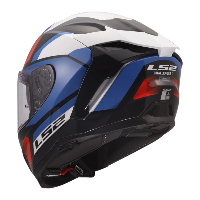 Kaciga LS2 Full Face FF817 CHALLENGER II VIPER belo plavo crvena - Slika 3