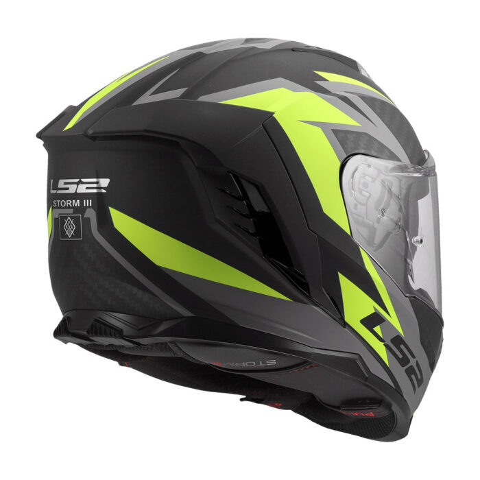 Kaciga LS2 Full Face FF818 STORM III DYNAMO crno žuta - Slika 4