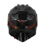 Kaciga LS2 Enduro MX702 PIONEER II CRAZY mat crno crvena - Slika 3