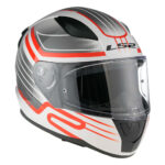 Kaciga LS2 Full Face FF353 RAPID II CIRCUIT  belo crvena - Slika 7