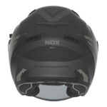 Kaciga NOX Jet N130 MYST mat crno srebrna - Slika 3