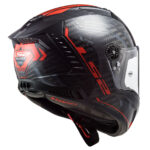 Kaciga LS2 Full Face FF805 THUNDER CARBON SPUTNIK crveno crna - Slika 2