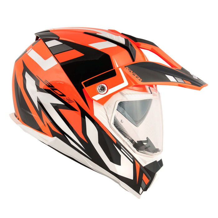 Kaciga Kappa Enduro KV30R GRAYER narandžasto crna - Slika 4