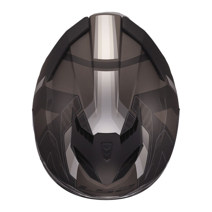 Kaciga LS2 Full Face FF818 STORM III SPORTY crno siva - Slika 9