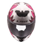 Kaciga LS2 Full Face FF820 RAPID III POPPIES II belo roza - Slika 8