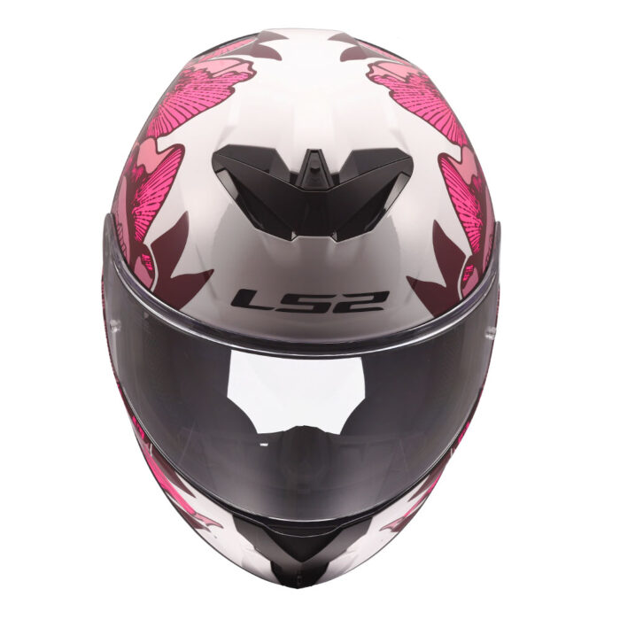 Kaciga LS2 Full Face FF820 RAPID III POPPIES II belo roza - Slika 8