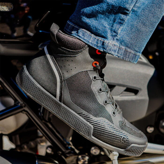 Patike polu duboke SKYLINE AIR E-DRY vodootporne crne ELEVEIT - Slika 8