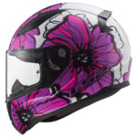 Kaciga LS2 Full Face FF353 RAPID II POPPIES roza - Slika 2