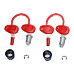 Set od 3 bravice sa ključevima sivi GIVI Z228A - Slika 7