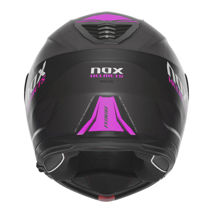 Kaciga NOX Flip Up N968 ULTRA sa naočarima mat crno roza - Slika 4