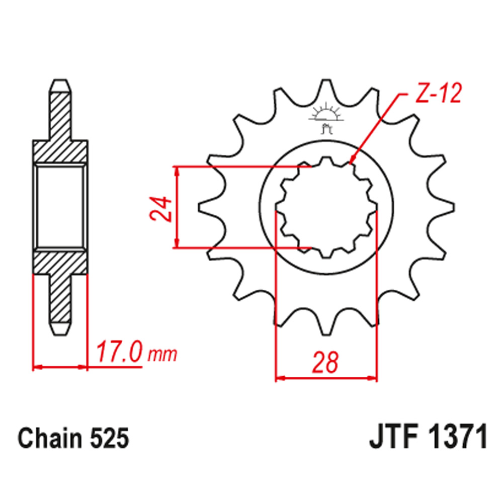5a3dba3e-4bcb-48eb-ae04-8a8576ad24dd.jpg Lančanik prednji JT JTF1371-15RB (525)15 zuba - Slika 1