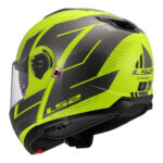 Kaciga LS2 Flip Up FF908 STROBE II CODE žuto siva - Slika 3